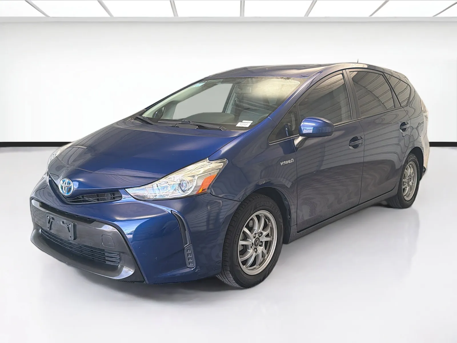 Blue 2017 Toyota Prius v Two for sale in Montclair, CA