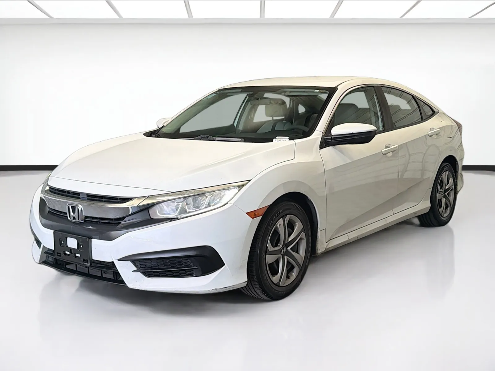 White 2016 Honda Civic Sedan LX for sale in Montclair, CA