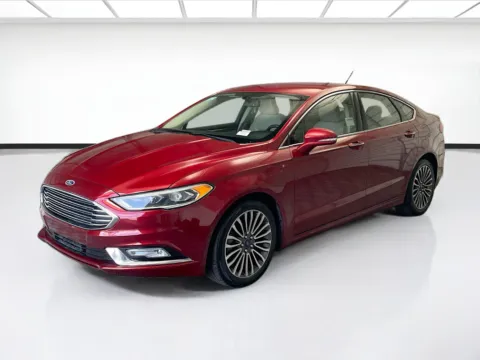 Red 2017 Ford Fusion SE for sale in Montclair, CA