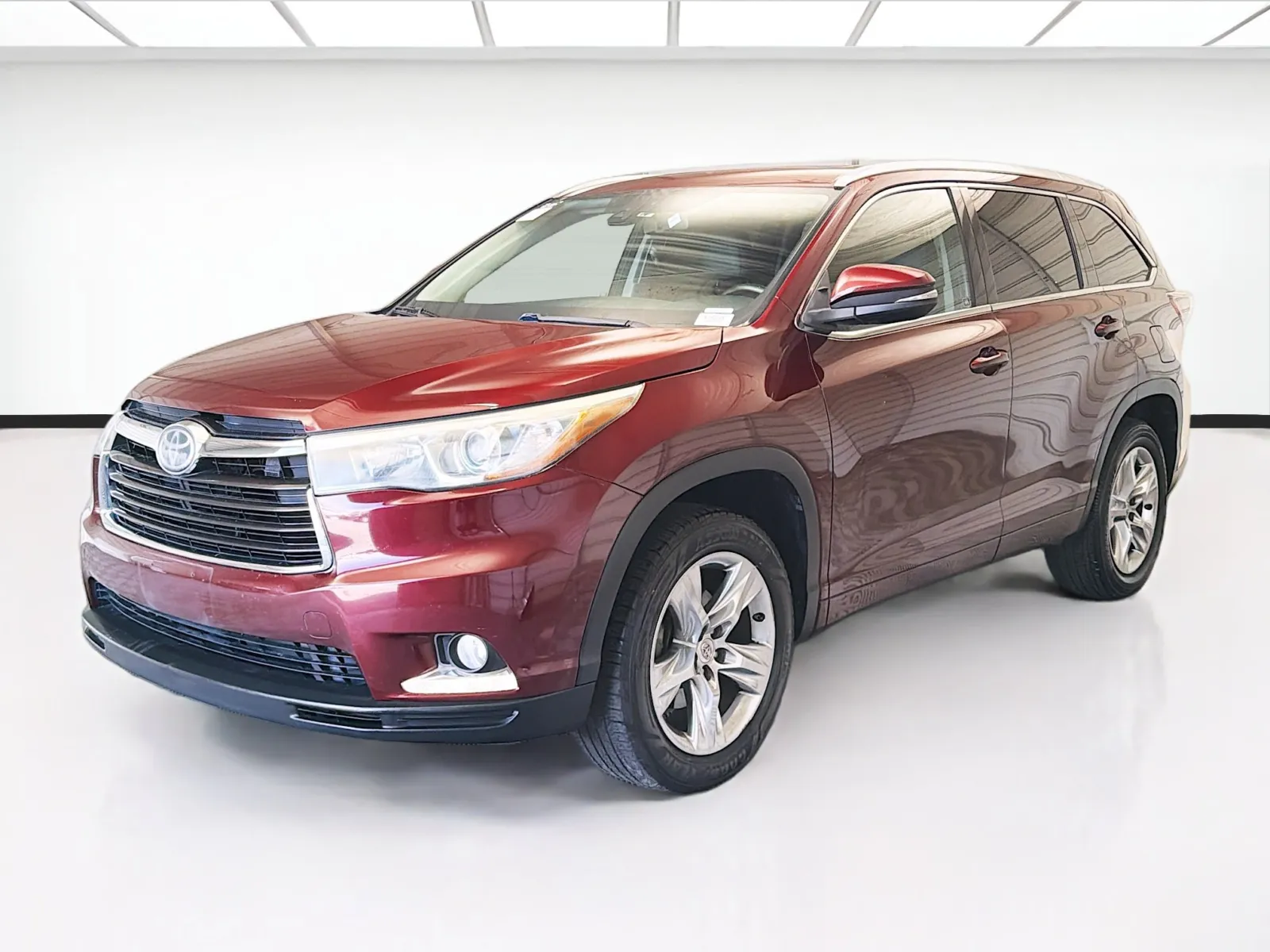 Red 2014 Toyota Highlander Limited for sale in Montclair, CA