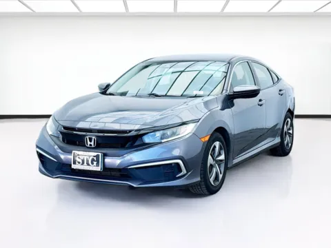 Gray 2019 Honda Civic Sedan LX for sale in Fontana, CA