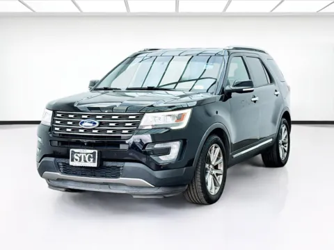 Black 2017 Ford Explorer Limited for sale in Fontana, CA