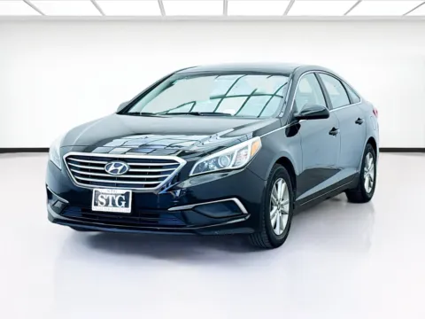 Black 2017 Hyundai Sonata 2.4L for sale in Fontana, CA