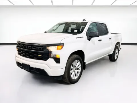 White 2022 Chevrolet Silverado 1500 Custom for sale in Fontana, CA
