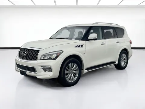White 2016 INFINITI QX80 for sale in Fontana, CA