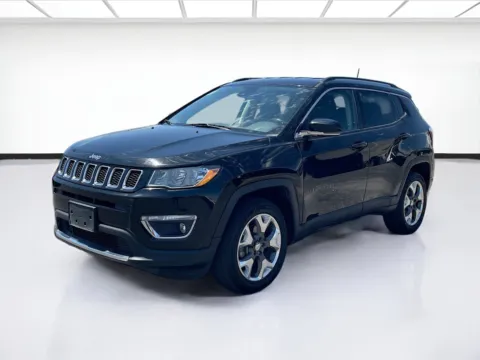 Black 2021 Jeep Compass Limited for sale in Fontana, CA