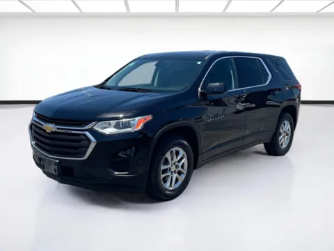 Black 2020 Chevrolet Traverse LS for sale in Fontana, CA