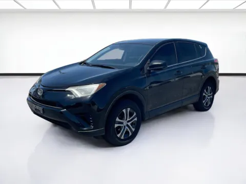 Black 2018 Toyota RAV4 LE for sale in Fontana, CA