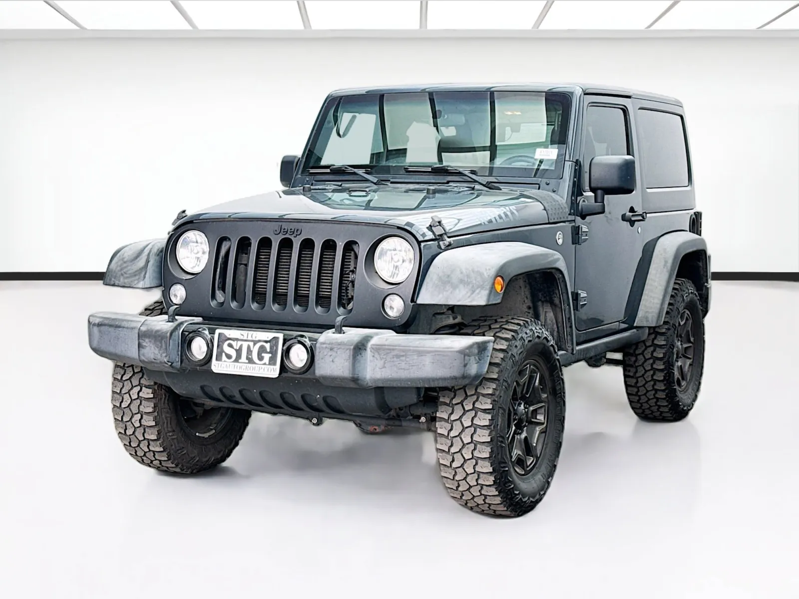 Gray 2017 Jeep Wrangler Willys Wheeler for sale in Fontana, CA