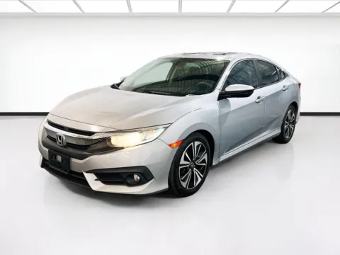 Silver 2016 Honda Civic Sedan EX-T for sale in Fontana, CA