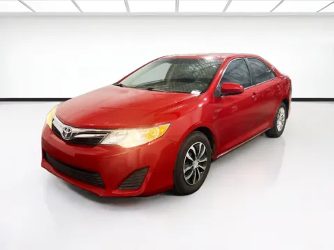 Red 2014 Toyota Camry LE for sale in Fontana, CA