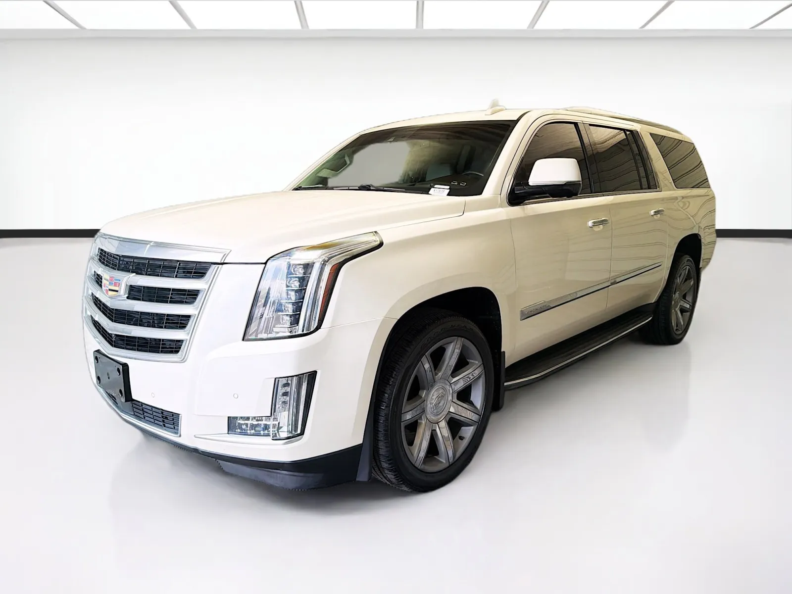 White 2015 Cadillac Escalade ESV Premium for sale in Fontana, CA