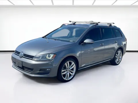 Gray 2015 Volkswagen Golf SportWagen TDI SEL for sale in Fontana, CA