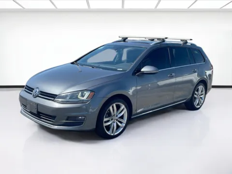 Gray 2015 Volkswagen Golf SportWagen TDI SEL for sale in Fontana, CA