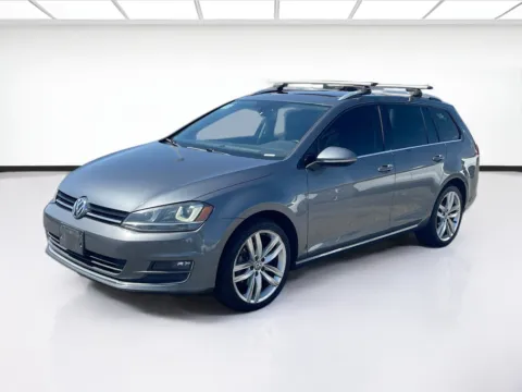Gray 2015 Volkswagen Golf SportWagen TDI SEL for sale in Fontana, CA