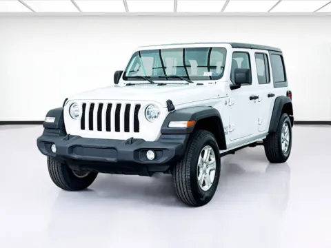 White 2020 Jeep Wrangler Unlimited Unlimited Sport S for sale in Fontana, CA