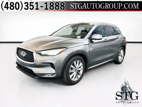 Gray 2019 INFINITI QX50 ESSENTIAL for sale in Fontana, CA