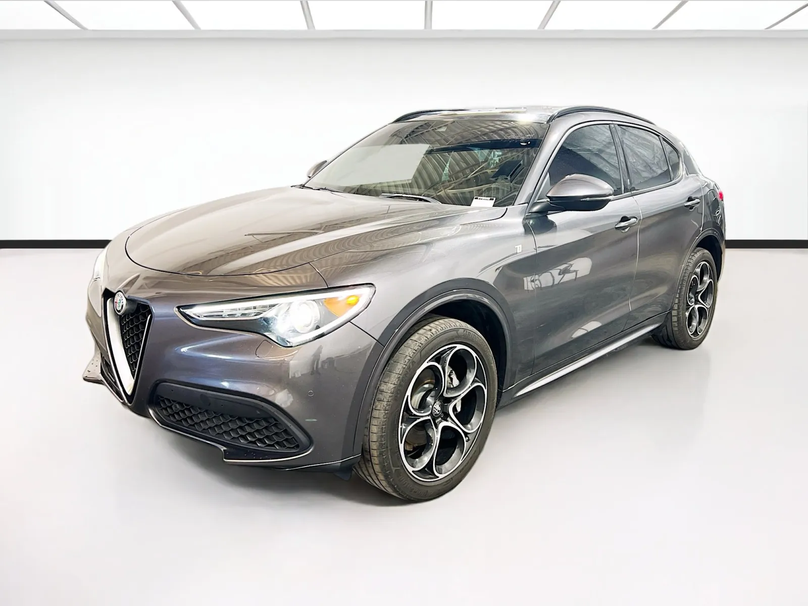 Gray 2022 Alfa Romeo Stelvio Ti for sale in Fontana, CA