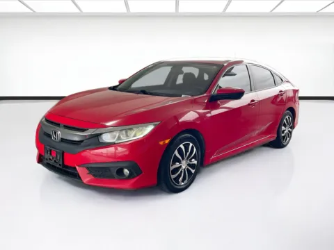 Red 2017 Honda Civic Sedan LX for sale in Fontana, CA