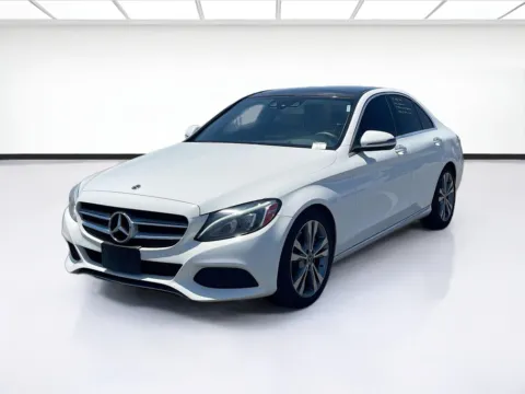 White 2018 Mercedes-Benz C-Class C 300 for sale in Fontana, CA