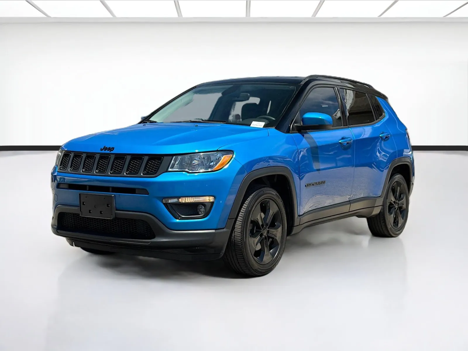 Blue 2021 Jeep Compass Altitude for sale in Fontana, CA
