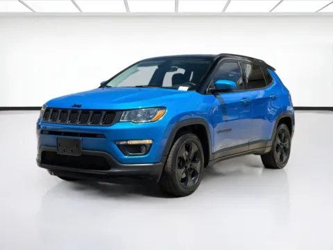 Blue 2021 Jeep Compass Latitude for sale in Fontana, CA