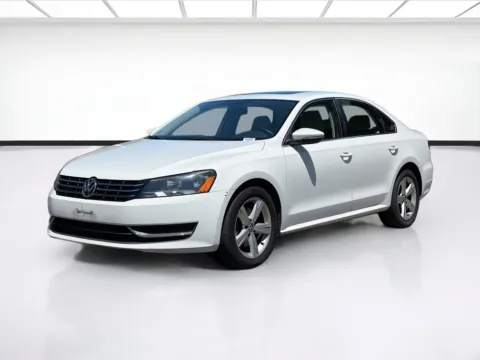 White 2012 Volkswagen Passat TDI SE w/Sunroof for sale in Fontana, CA