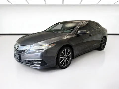 Gray 2015 Acura TLX V6 for sale in Fontana, CA