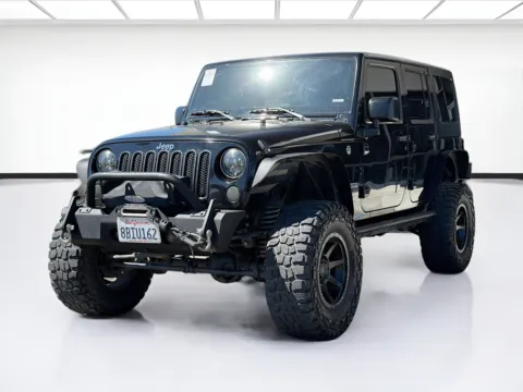 Black 2017 Jeep Wrangler Unlimited Sport for sale in Fontana, CA