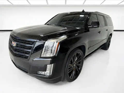 Black 2016 Cadillac Escalade ESV Platinum for sale in Fontana, CA