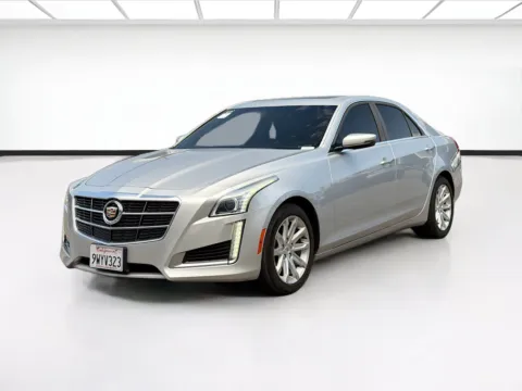 Silver 2014 Cadillac CTS Sedan 2.0L Turbo Luxury for sale in Fontana, CA