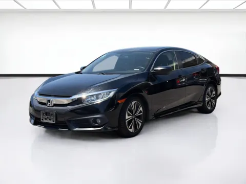 Black 2018 Honda Civic Sedan EX-T for sale in Fontana, CA