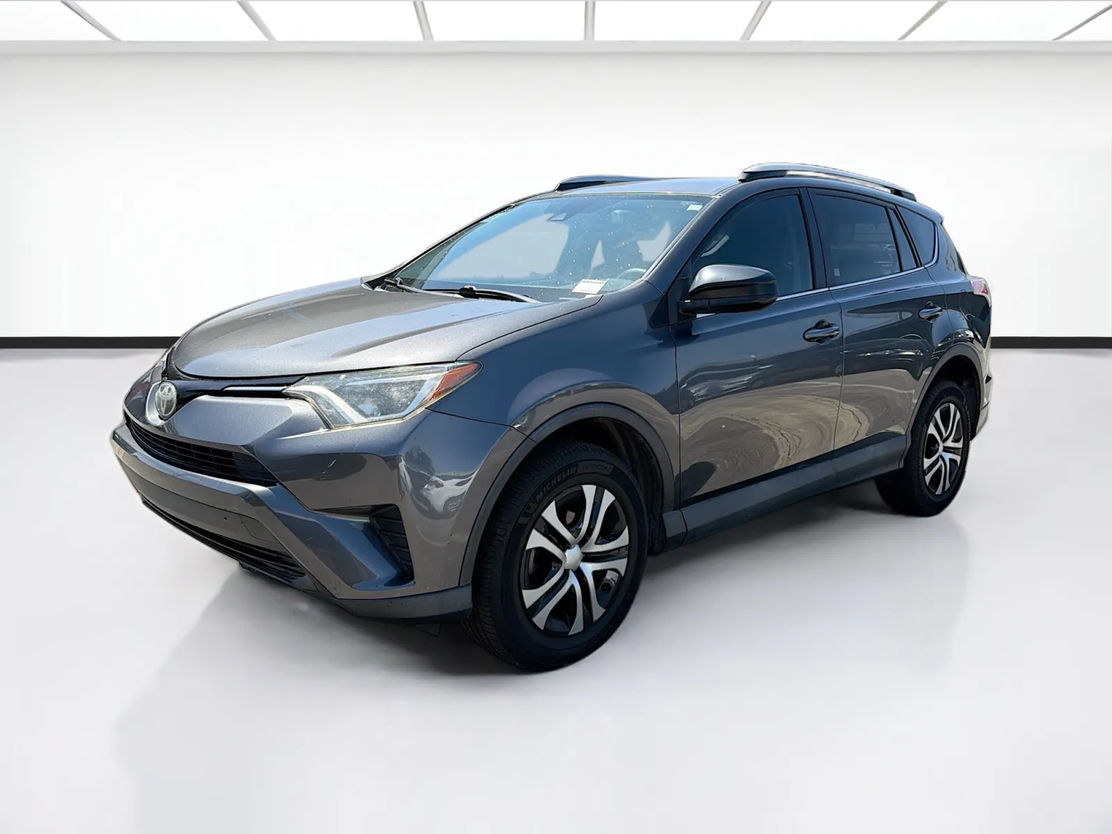 Gray 2017 Toyota RAV4 LE for sale in Fontana, CA