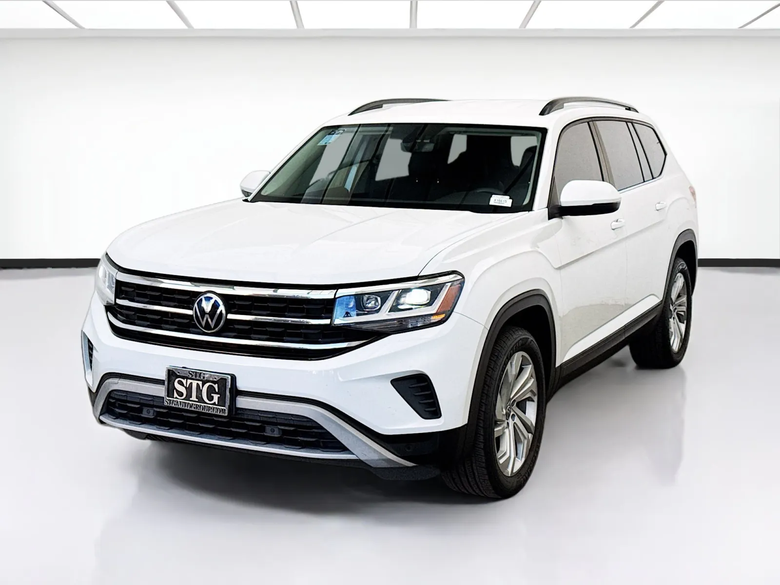 White 2021 Volkswagen Atlas 2.0T SE w/Technology for sale in Fontana, CA