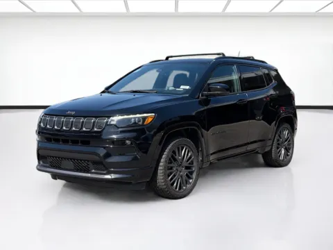 Black 2022 Jeep Compass Limited for sale in Fontana, CA
