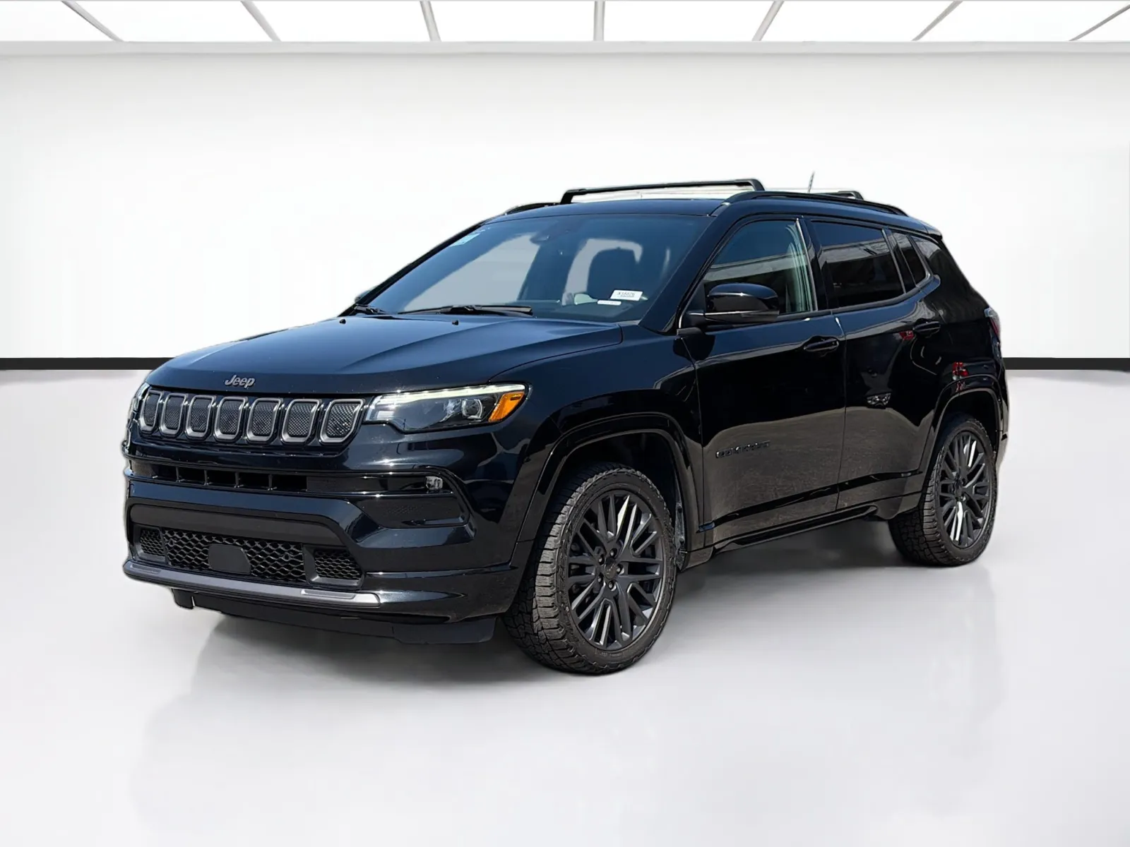 Black 2022 Jeep Compass Limited for sale in Fontana, CA