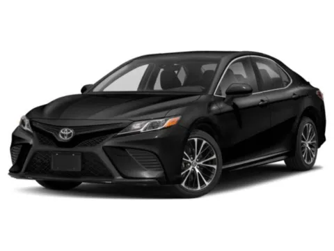 Black 2020 Toyota Camry SE for sale in Fontana, CA