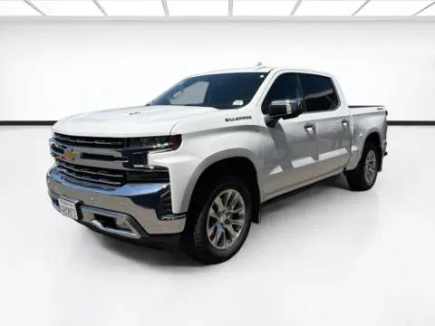 White 2021 Chevrolet Silverado 1500 LTZ for sale in Fontana, CA