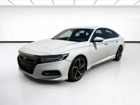 White 2018 Honda Accord Sedan Sport for sale in Fontana, CA