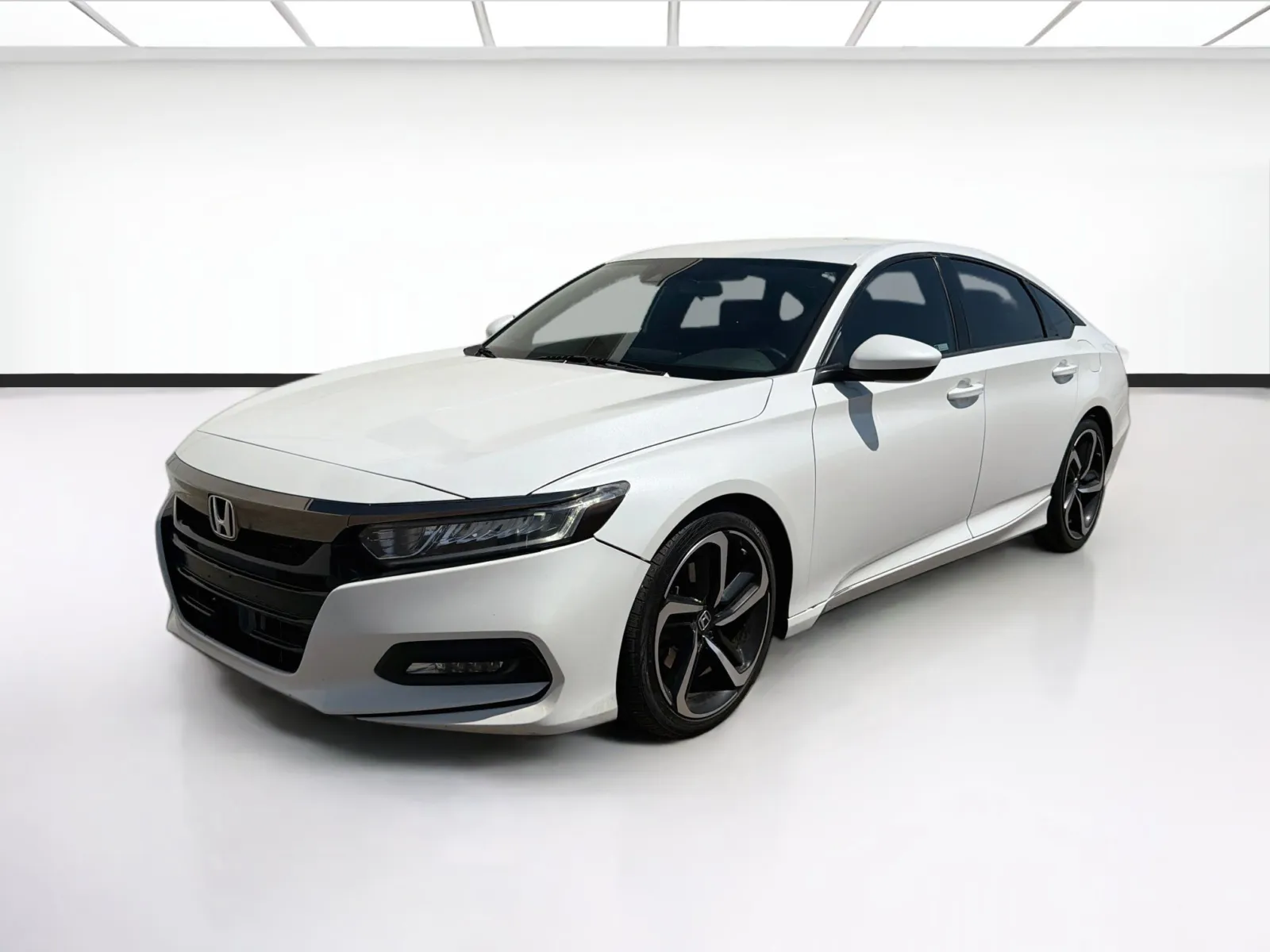 White 2018 Honda Accord Sedan Sport for sale in Fontana, CA