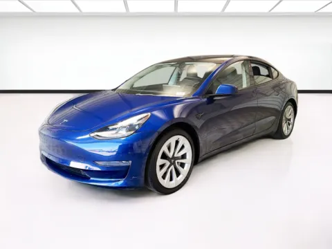 Blue 2022 Tesla Model 3 for sale in Fontana, CA