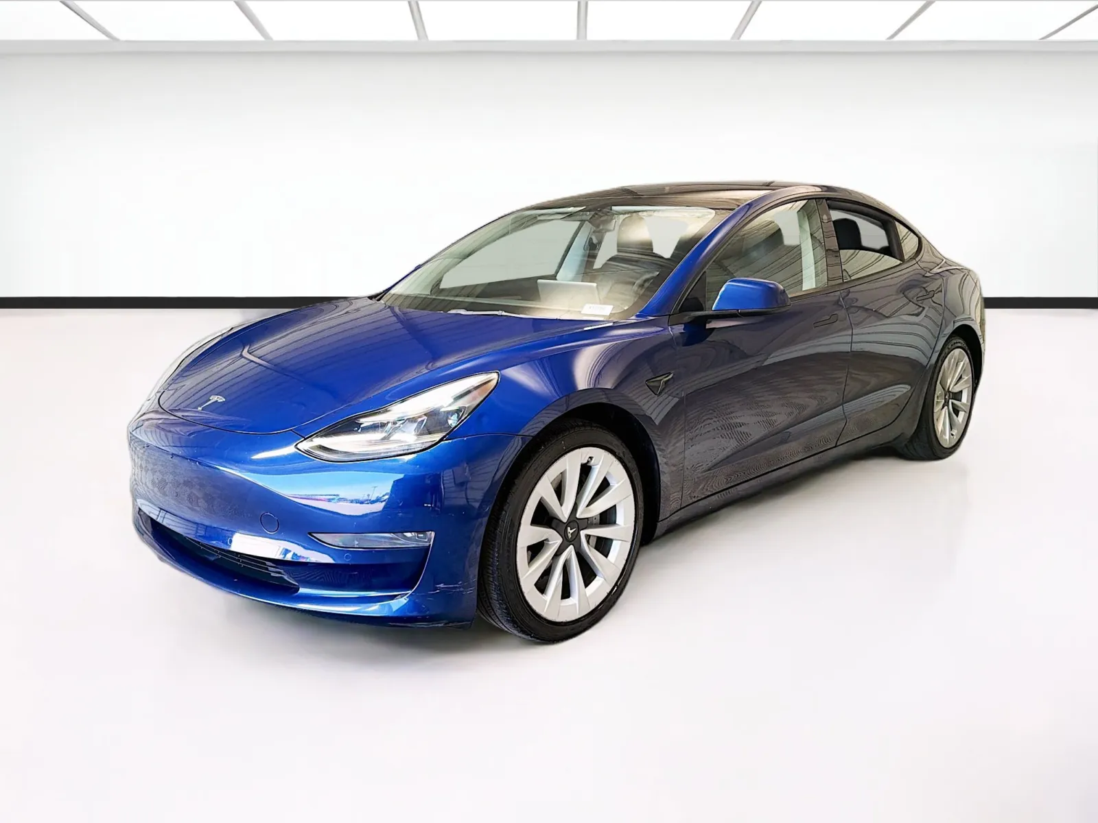 Blue 2022 Tesla Model 3 for sale in Fontana, CA