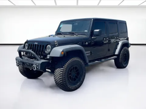 Black 2017 Jeep Wrangler Unlimited Unlimited Sport for sale in Fontana, CA