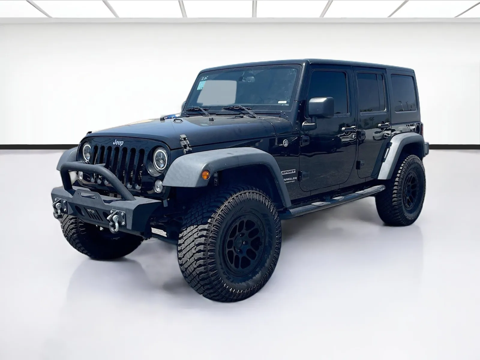 Black 2017 Jeep Wrangler Unlimited Unlimited Sport for sale in Fontana, CA