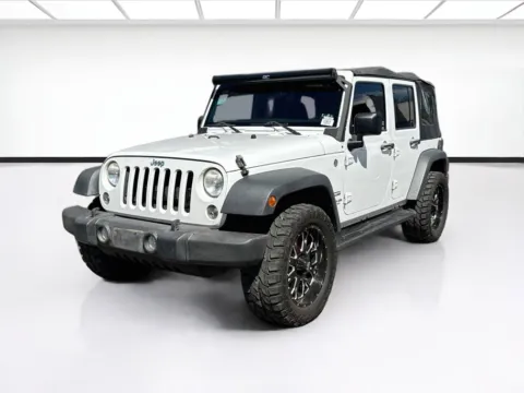 White 2014 Jeep Wrangler Unlimited Unlimited Sport for sale in Fontana, CA