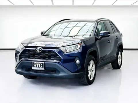 Blue 2020 Toyota RAV4 XLE for sale in Fontana, CA