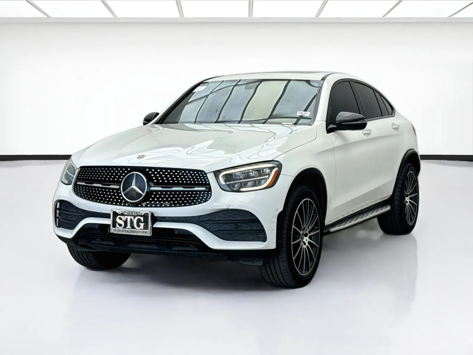White 2021 Mercedes-Benz GLC 300 Coupe 4MATIC for sale in Fontana, CA