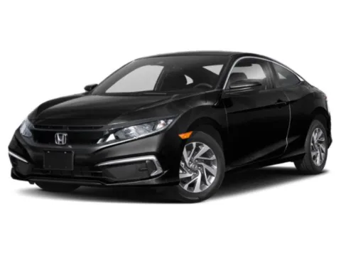 White 2019 Honda Civic Coupe LX for sale in Fontana, CA