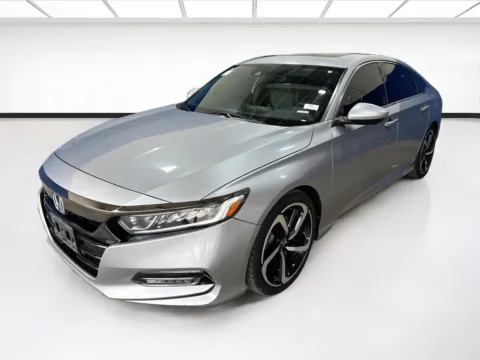 Silver 2018 Honda Accord Sedan Sport 2.0T for sale in Fontana, CA