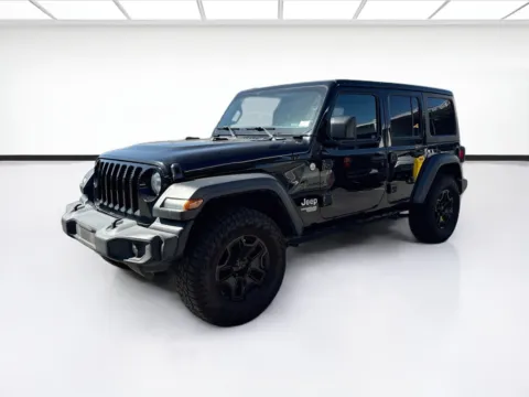 Black 2020 Jeep Wrangler Unlimited Unlimited Sport S for sale in Fontana, CA